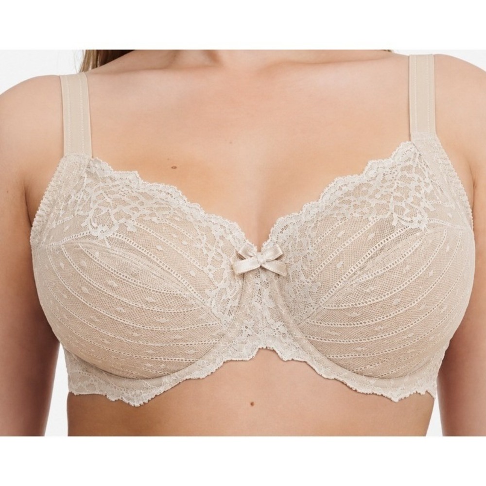 CHANTELLE Womens 34D Underwire Rive Gauche Bra Nude